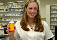 pharmacist job woman